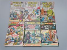 Twelve DC World's Finest comics comprising issues 122, 123, 124, 125, 126, 127, 128, 161, 188,