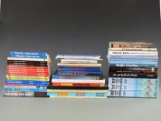 A large collection of books and booklets relating to pirate radio including Caroline,