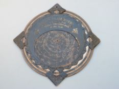 Vintage Philips Planisphere showing the principal stars visible for every hour in the year with