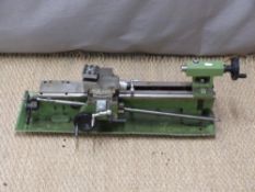 Model engineering or similar lathe bed, slides etc.