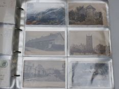 Album of local interest postcards approximately 200 Edwardian and later postcards to include Lydney,