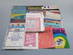 Large collection of sheet music including Beatles,