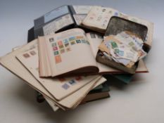 An all world stamp collection in five albums and other albums and covers