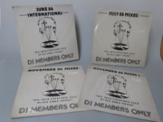 Approximately 100 Disco Mix Club LPs from the 1980s together with ten tour programmes including The