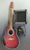Martin Smith semi-acoustic guitar with composite bowl back,