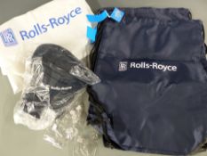 A collection of Rolls-Royce memorabilia including cap,