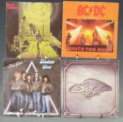 Over 100 mostly rock 45s including Iron Maiden (14), ACDC,