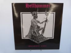Hellhammer - Apocalyptic Raids (NOO8) record and cover appear ex