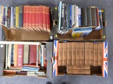 A quantity of books including Shakespeare's Works with colour plates in gilt decorated cloth,