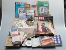 A quantity of ephemera to include Where to Sin in San Francisco by Jack Lord and Jenn Shaw,