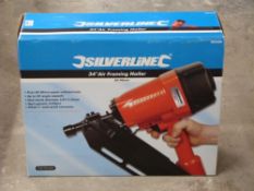 Silverline air framing nailer in box