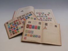 Ideal all world stamp album and two others
