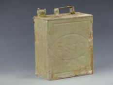 Vintage ESSO two gallon petrol can.