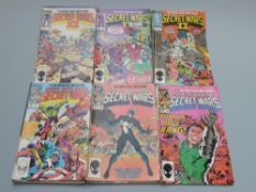 Two Marvel Secret Wars limited issue series comics 1-12 and series II 1-9
