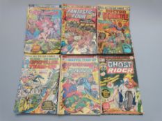 Fourty-three Marvel comics comprising Red Sonja 1 and 2, Killraven 31, Sub-Mariner 62,