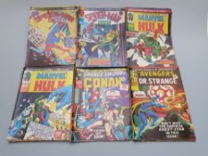 Thirty-four Marvel comics comprising Spider-Man issues 87, 88, 92, 93, 96, 100, 102,