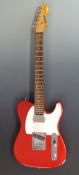 Blade Delta Standard Advanced Concepts guitar by Gary Levinson in cherry red lacquered finish with