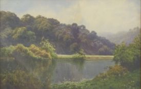 Donald A Paton (Edward Horace Thompson 1879-1949) watercolour 'There Peace and Quiet Reigns' River