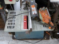 DeWalt table saw and a circular saw