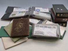 Seven GB first day cover albums,