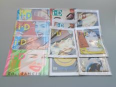 Ten copies of i-D fashion magazine issues 9, 10, 11, 12, 31, 41, 45, 51, 54 and 65, c1980's.