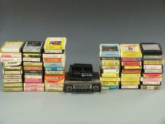 A quantity of eight track tapes including Abba, Frank Sinatra, Vera Lynn, Black and White Minstrels,