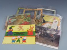 Beatrix Potter Peter Rabbit vintage puzzles by Fern Bisel Peat 1931 boxed set,