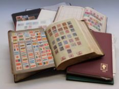 Eight albums and stockbooks of GB Commonwealth and foreign stamps,