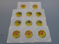 Six 45s on Attack (ATT 8112, 2x 8119, 8129, 8130 and 8131) and six 45s on Cactus (CT 28, 35, 40, 49,