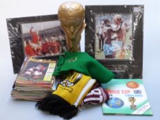 A large collection of football programmes including United Review, Wolves, Ipswich, Portsmouth etc,