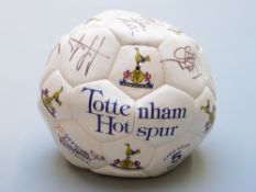 Tottenham Hotspur football signed by 14 of the team including Teddy Sheringham, Jurgen Klinsmann,