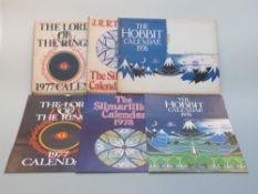 Lord of the Rings calendars 1976,