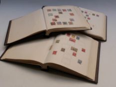 A remainder collection of early Commonwealth stamps in three albums