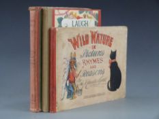 Mabel Lucie Attwell Baby's Book Raphael Tuck colour plates with pictorial borders in cloth backed