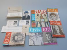 Two 1960's membership packs for The Official Elvis Presley Fan Club of Great Britain,
