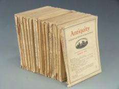 Antiquity A Quarterly Review of Archaeology Edited by O.G.S.