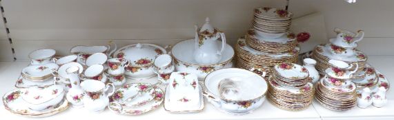 Royal Albert Old Country Roses dinner and teaware,