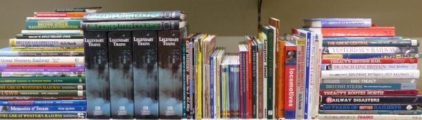 Approximately 70 railway interest books including Great Western,