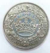 1927 George V wreath crown, EF