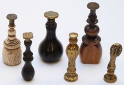 Six 19thC and later seals including Metropolitan Water Board West Middlesex District one in the