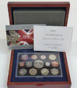 Royal Mint 2006 Executive Proof Victoria Cross and other coin set comprising 13 coins including