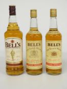 Three bottles of Bell's Scotch Whisky comprising two extra special 75cl and one original 1L, all 40%