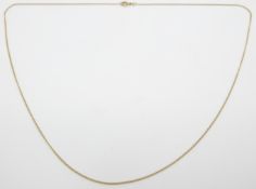 A 9ct gold chain, 2.8g
