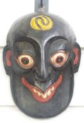 A 19thC / 20thC African tribal mask, height 18cm