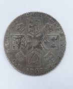1787 George III sixpence with semee of hearts, VF