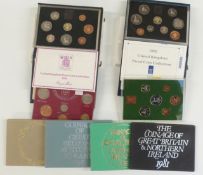 Eight Coinage of Great Britain coin sets comprising 1967, 1975 x2, 1976, 1979, 1981, 1984 and 1992