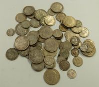 Approximately 339g of pre 1947 UK silver coinage