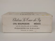 Box of 12 bottles Chateau La Tour de By 2000 Medoc Bordeaux, 75cl, 13% vol
