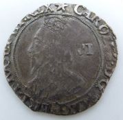 Charles I sixpence, 1625-27, mullet mint mark