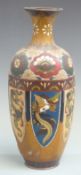 A 19thC Chinese cloisonné vase, height 36cm
